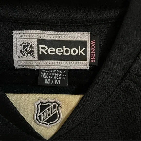𝅺pittsburgh Penguins Reebok Ladies Jersey #71 Milkin Size M - Picture 5 of 8